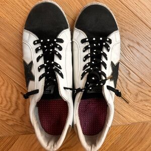 Vintage Havana Black and White Star Sneakers